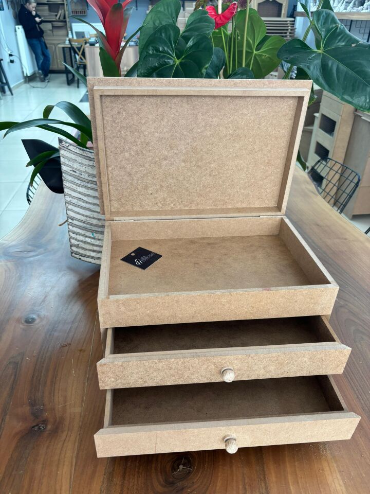 İki Çekmeceli Takı Kutusu