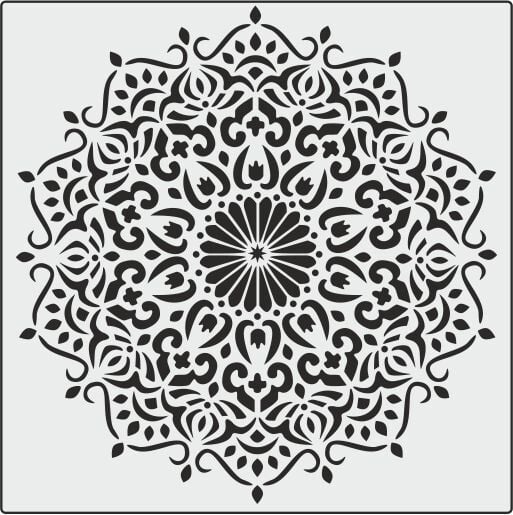 K001 – K STENCİL (25X25)