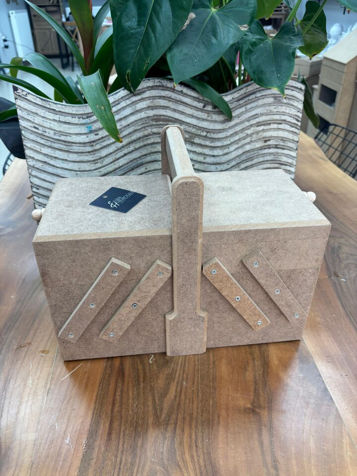 Bölmeli Akordiyon Dikiş Kutusu