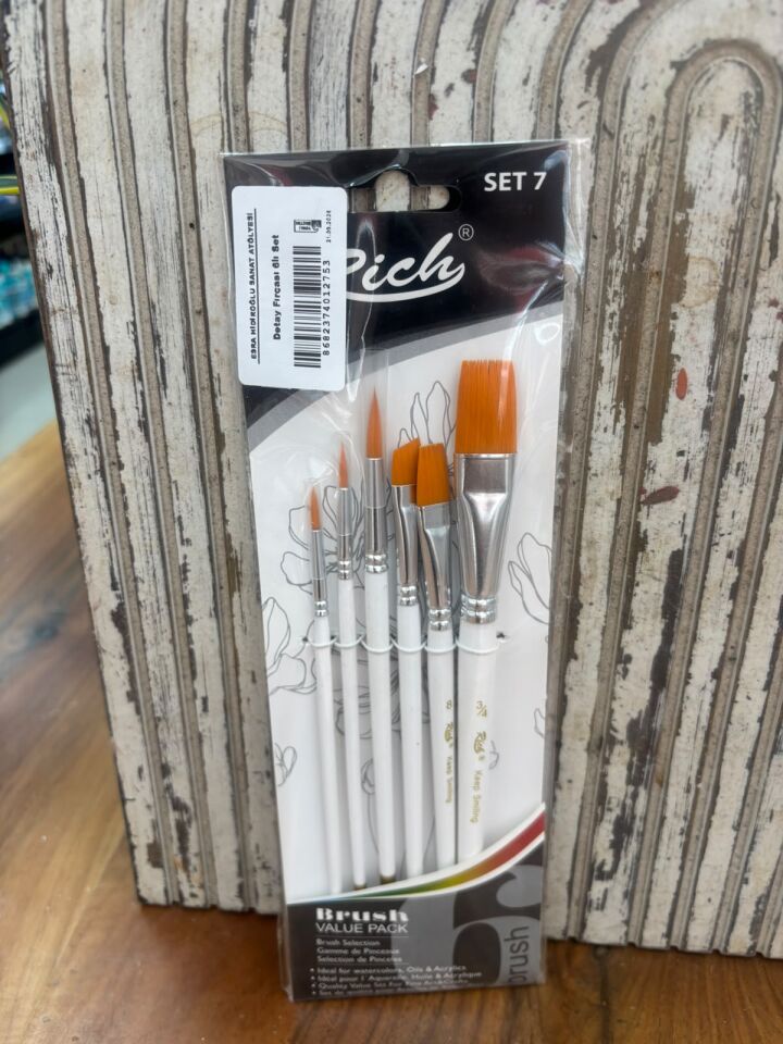 detay fırçası 6lı set