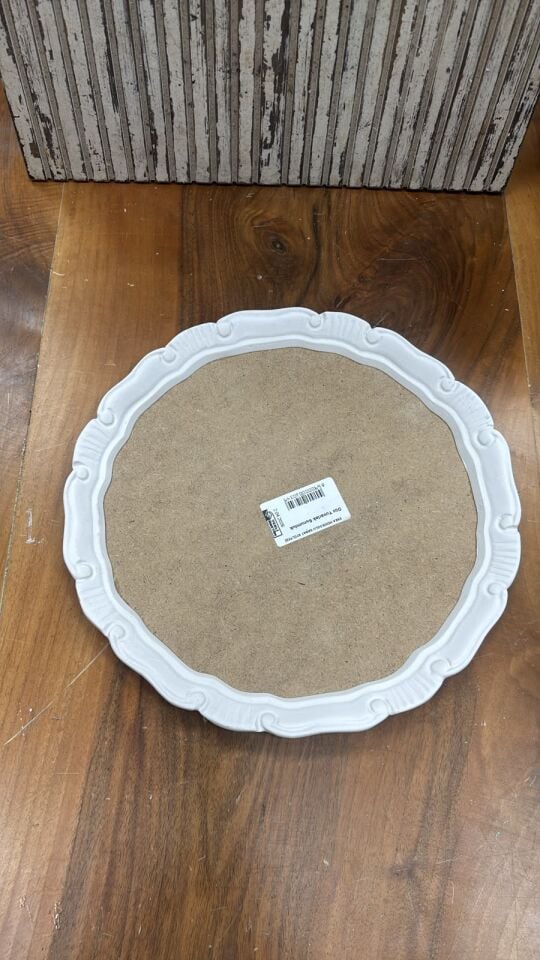 Polyester Kenarlı Düz Yuvarlak Sunumluk