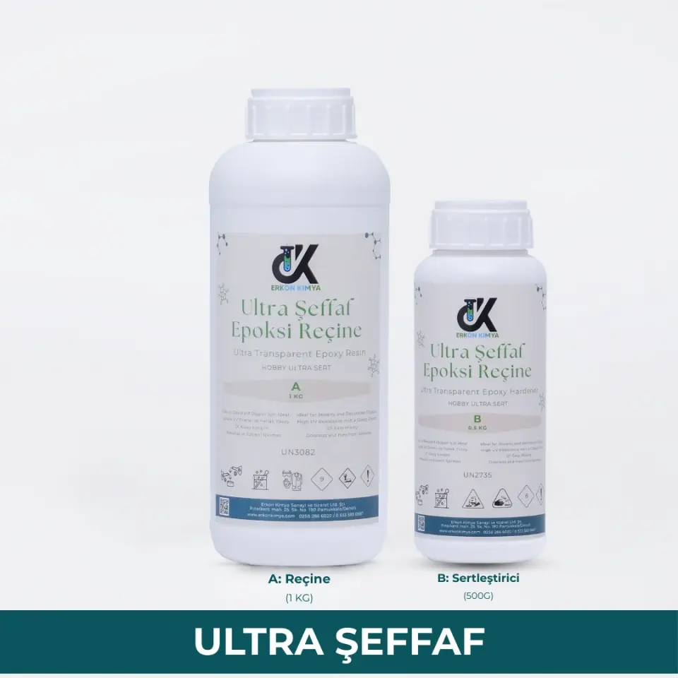 Ultra Şeffaf Epoksi Reçine Set