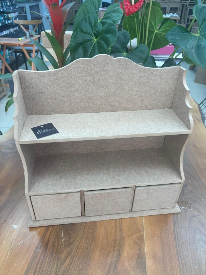 Çekmeceli Raflı Düzenleyici