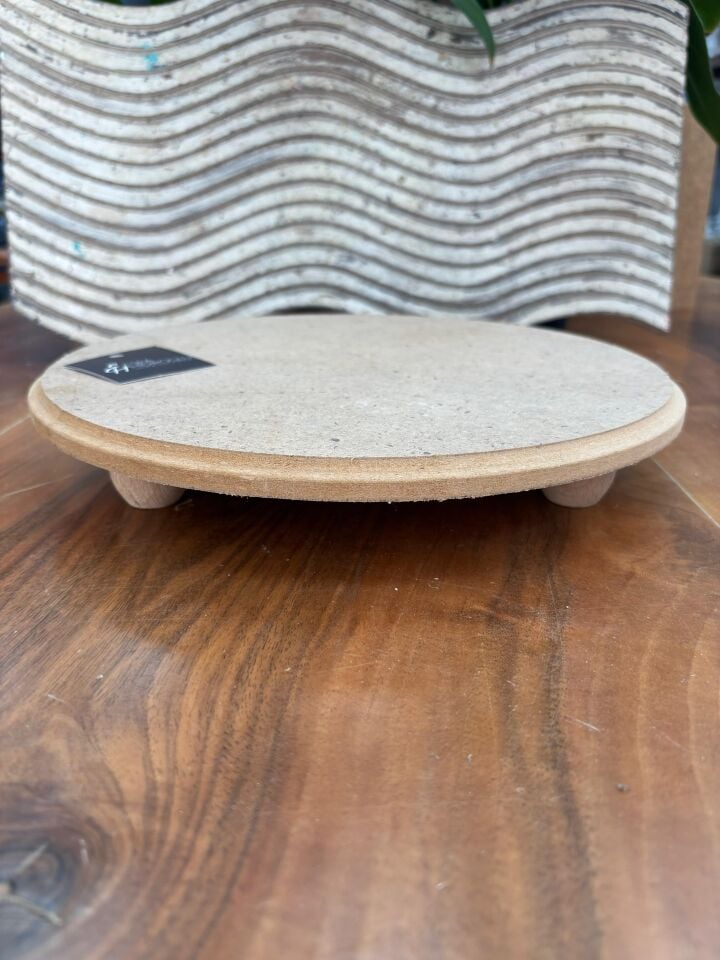 Top Ayaklı Yuvarlak Sunumluk