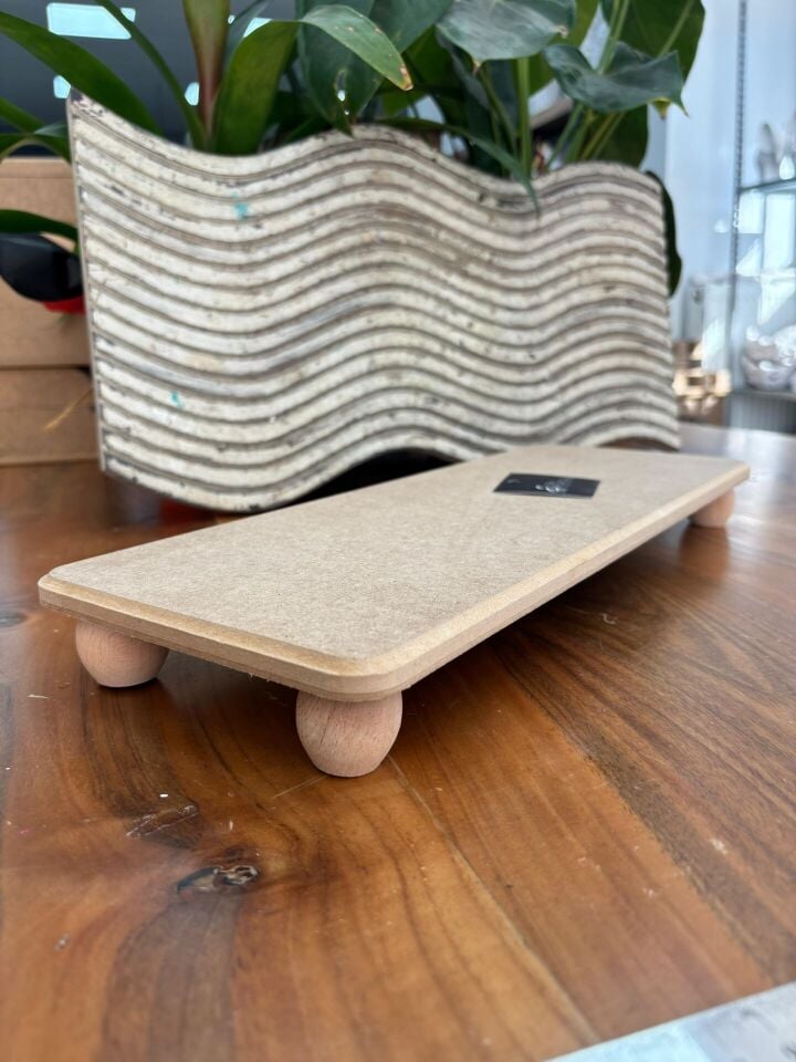 Top Ayaklı Küçük Dikdörtgen Sunumluk