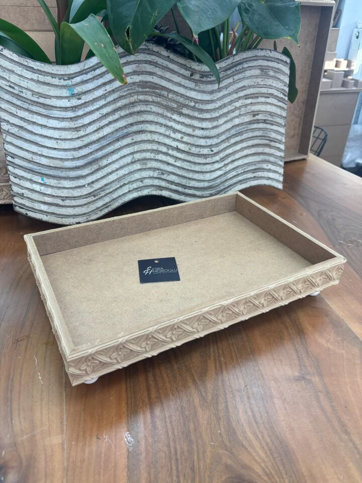 Top Ayaklı Oymalı Sunumluk Büyük NO:1