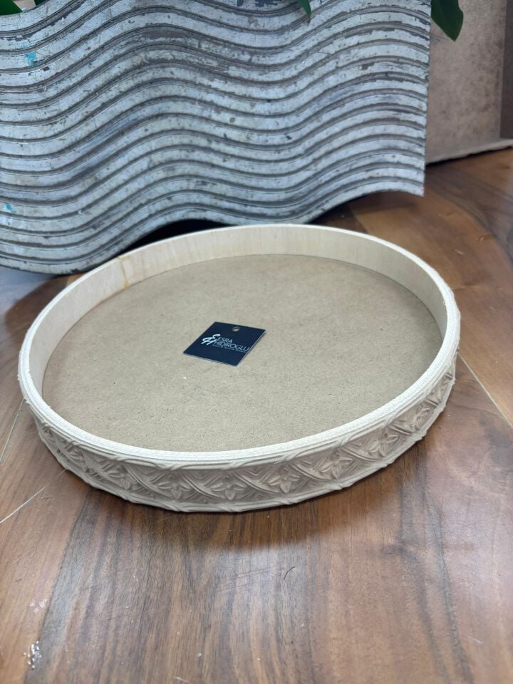 Yuvarlak Oymalı Sunumluk