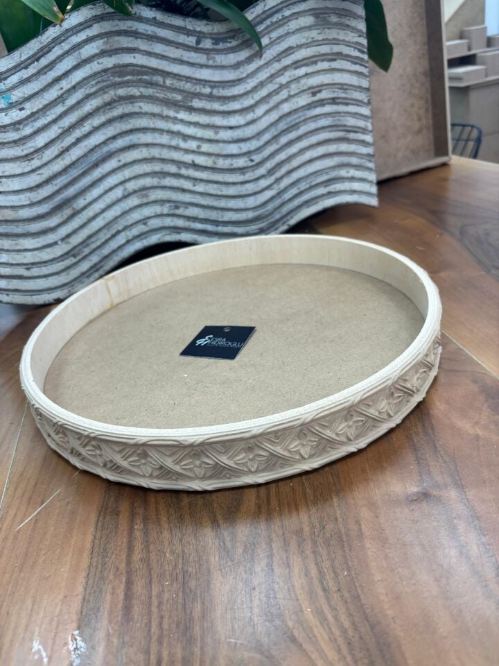 Yuvarlak Oymalı Sunumluk