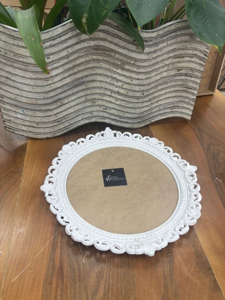 Yuvarlak Polyester Kenarlı Sunumluk Büyük