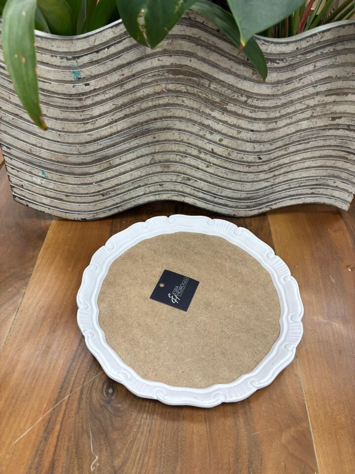 Yuvarlak Polyester Kenarlı Sunumluk