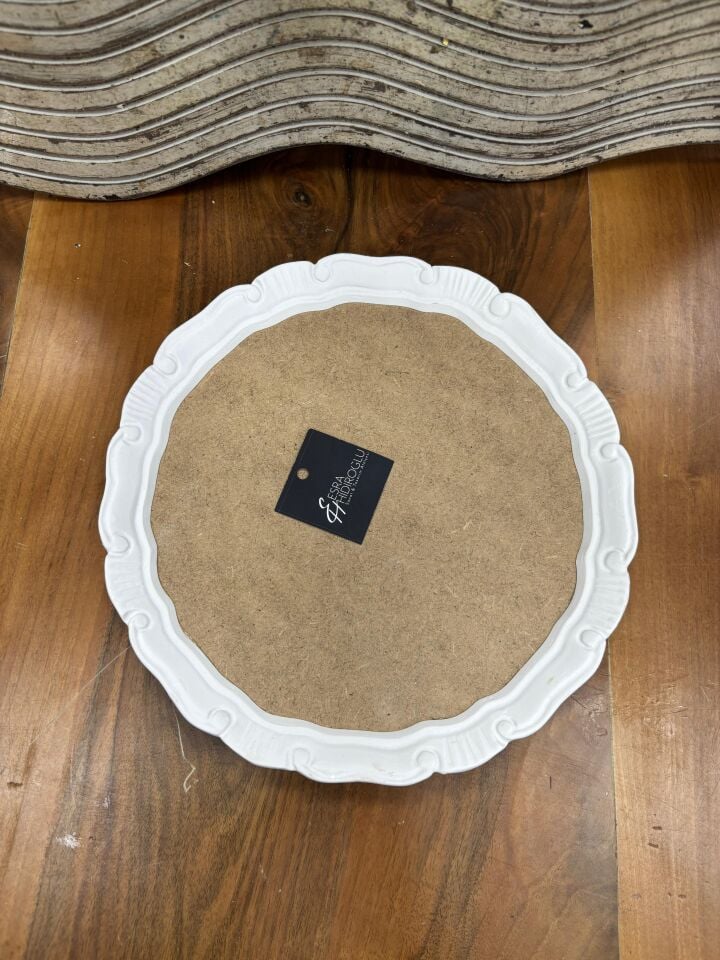 Yuvarlak Polyester Kenarlı Sunumluk