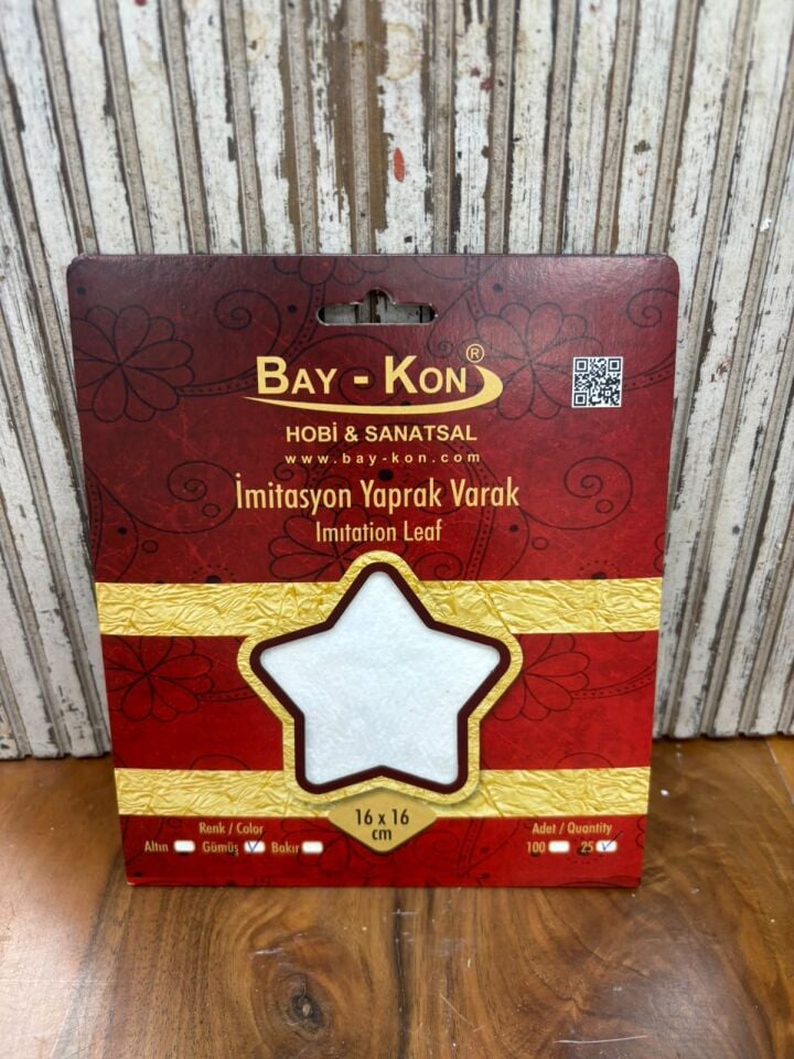 Baykon Yaprak Varak - Gümüş