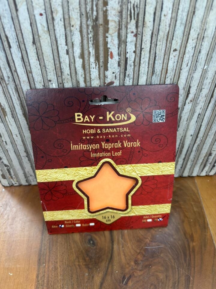 Baykon Yaprak Varak - Altın