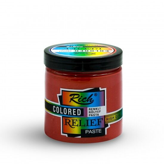 RENKLİ RÖLYEF PASTA KİREMİT 250 ML