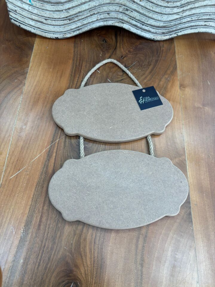 İkili Ahşap Pano-Kapı Süsü