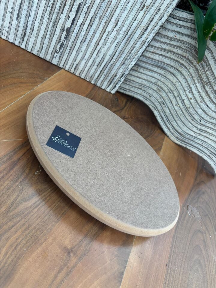 Top Ayaklı Oval Sunumluk