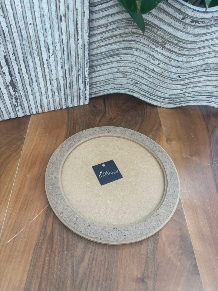 Tek Kişilik Yuvarlak Sunumluk