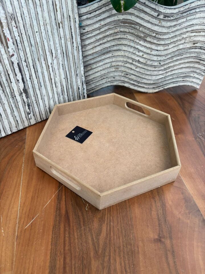 Altıgen Orta Boy Tepsi