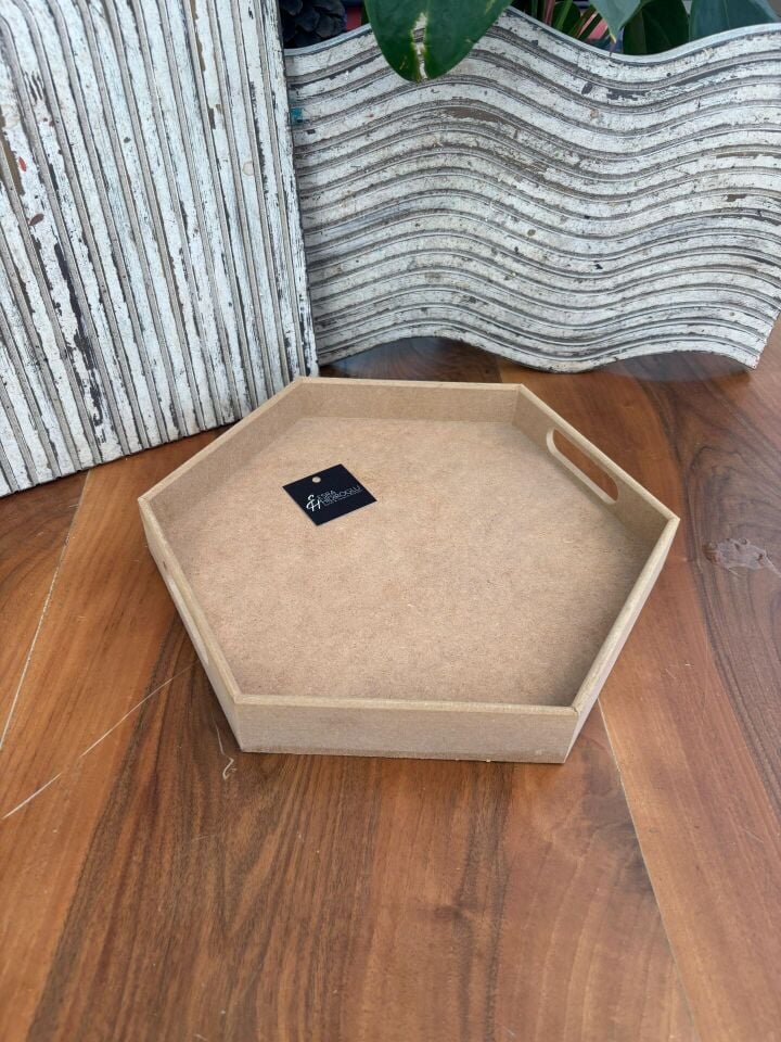 Altıgen Büyük Boy Tepsi