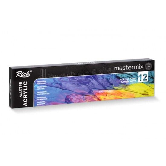 12'Lİ 60 CC MASTERMIX AKRİLİK SET
