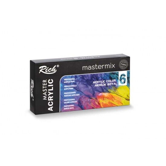 6'LI 60 CC MASTERMIX AKRİLİK SET