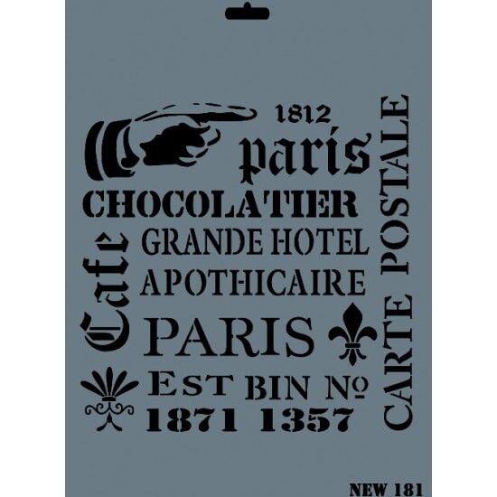 STENCIL NEW SERİ XL - 181