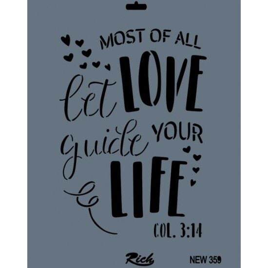 STENCIL NEW SERİ XL - 359